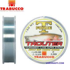 Леска монофильная Trabucco T-Force Trouter размотка 150м прозрачная